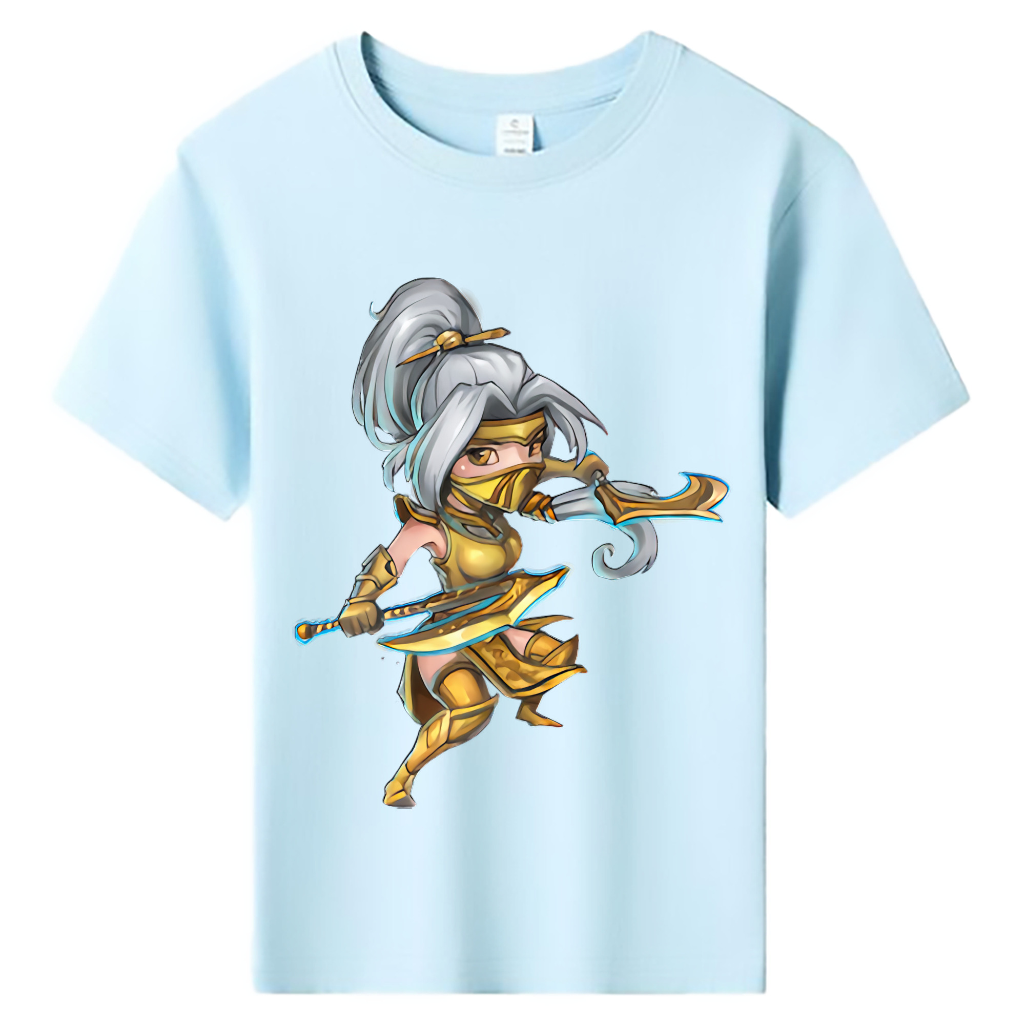 （画像用） リーグ・オブ・レジェンド League of Legends LOL 綿100％キッズTシャツ（フロントプリント）